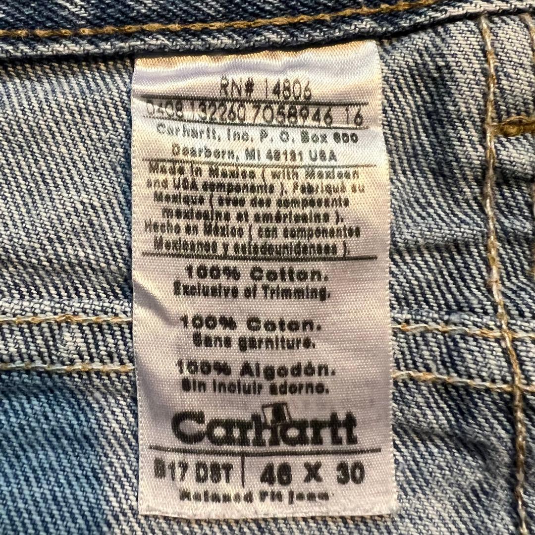 ビッグサイズ！！【Carhartt】デニム ワークパンツ W46 L30