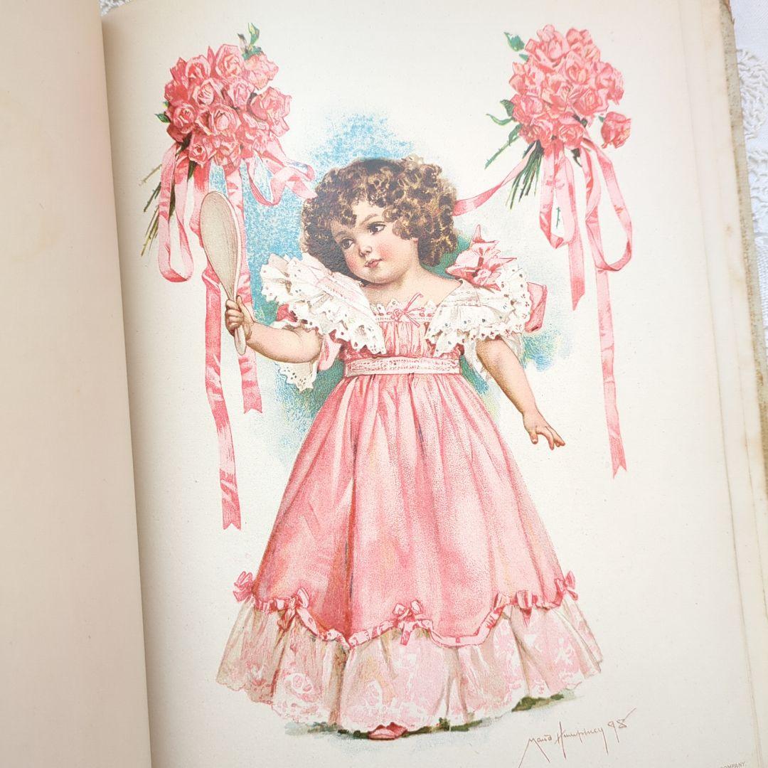 超稀少1898モードハンフリー絵本 洋書 児童書 ヴィクトリアン アンティーク