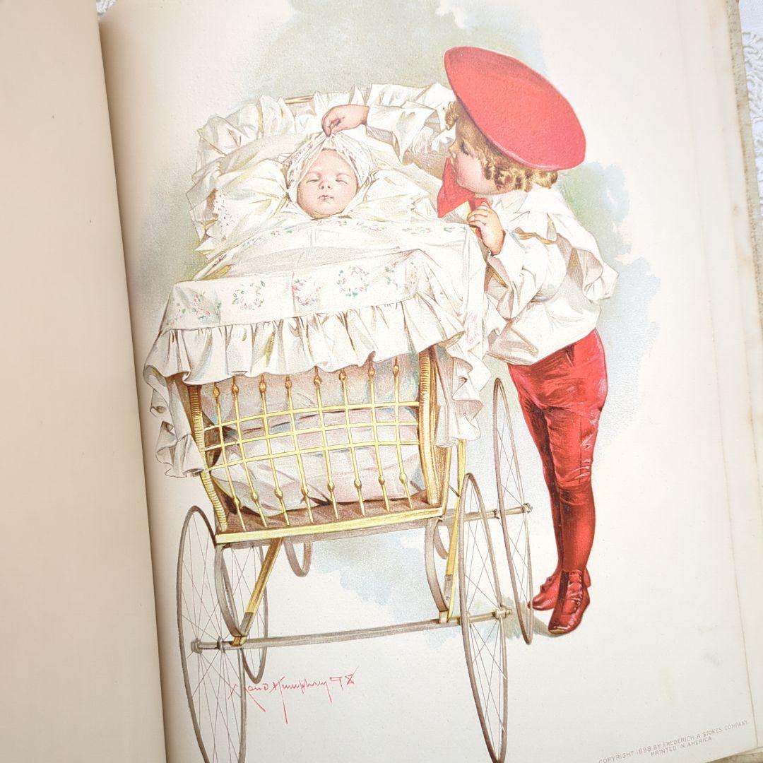 超稀少1898モードハンフリー絵本 洋書 児童書 ヴィクトリアン アンティーク