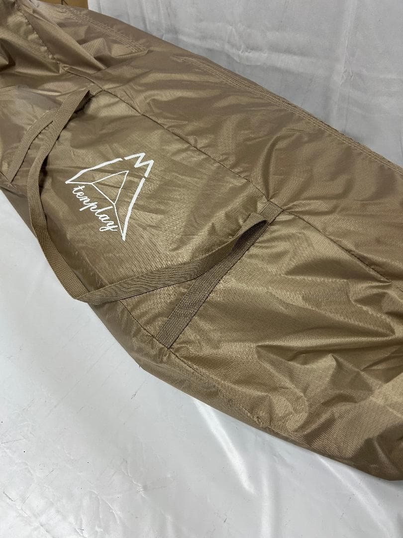 ⑨【訳ありused】フレームワンタッチテント 6人用 ロッジ型