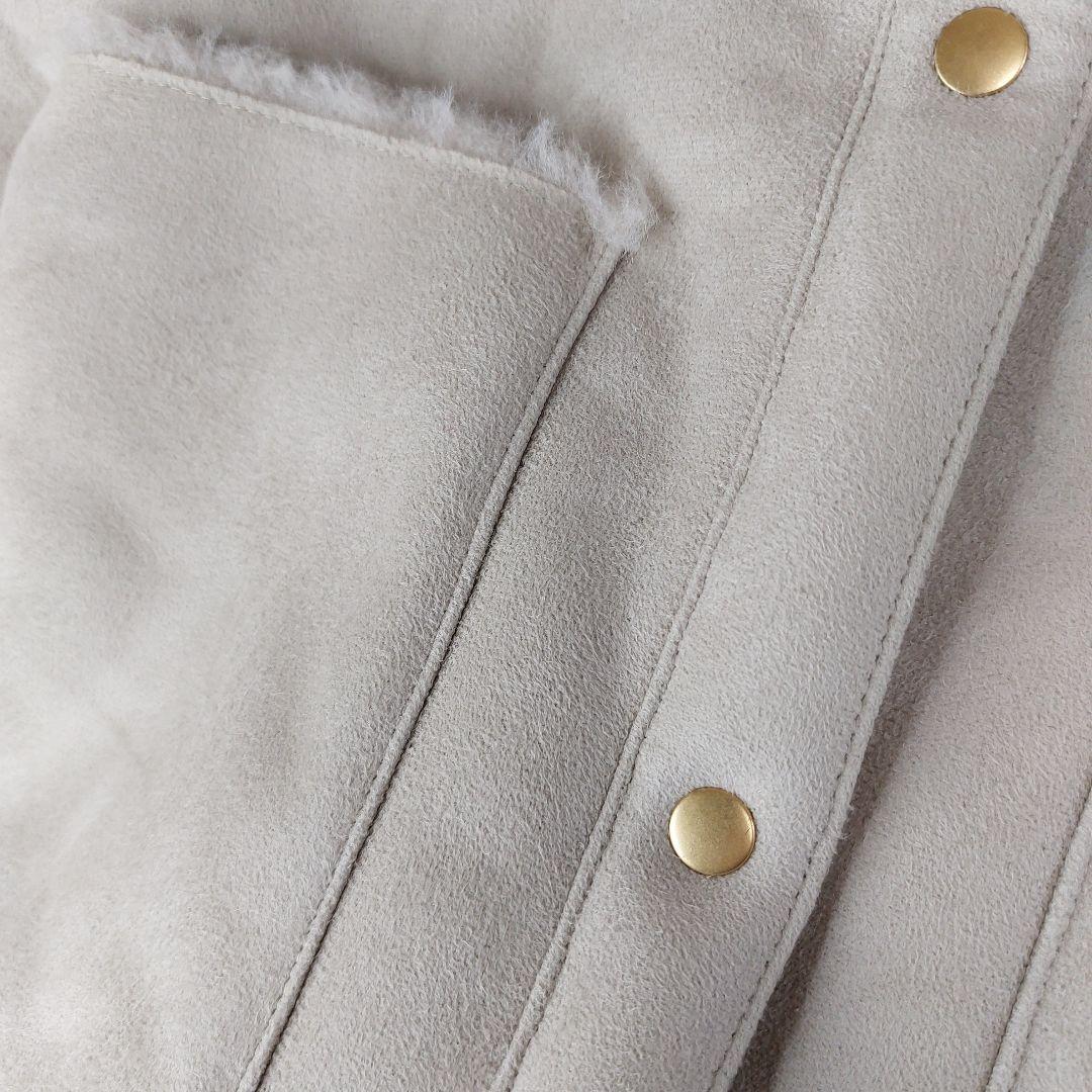 【新品】自由区　リバーシブル　エコメリノムートンジレ　３８　ボア