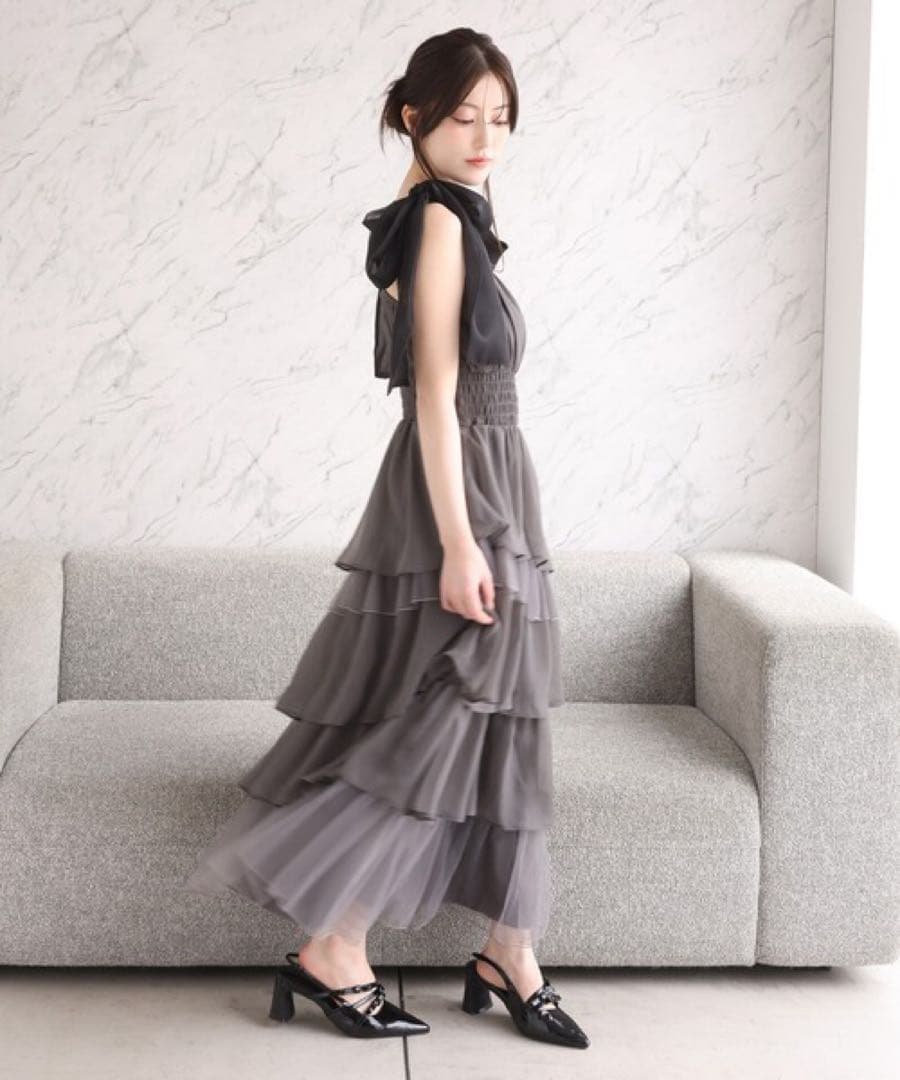 2026年新作NICE CLAUPティアードロングワンピース