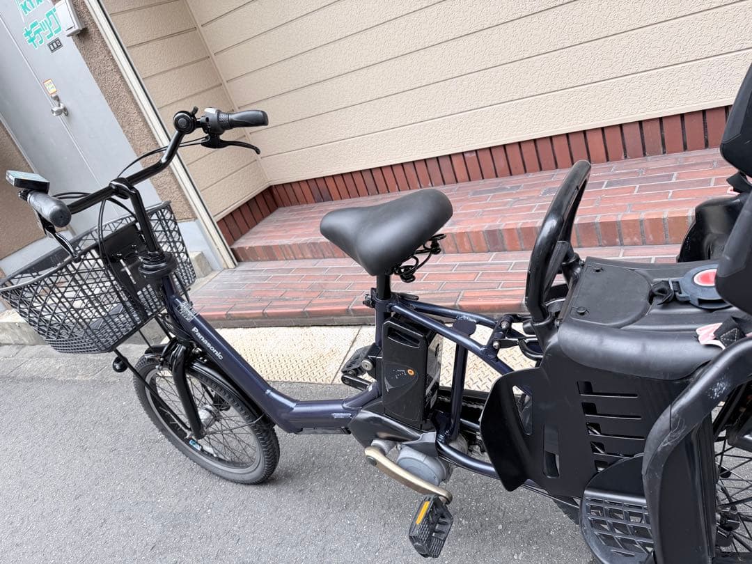 子供乗せ　パナソニック 電動アシスト自転車 チャイルドシート付き