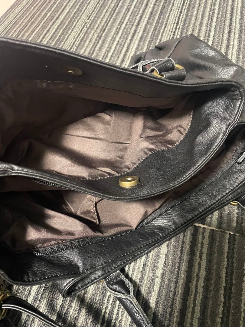 バッグ 00s archive design Leather shoulder bag