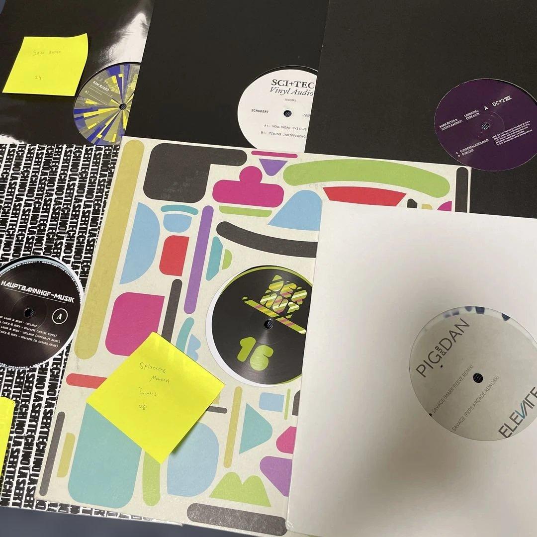 techno/techhouse/minimal中心未使用レコード30枚A