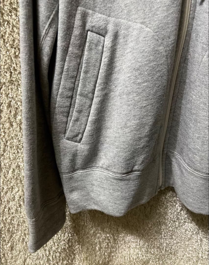 Comme des Garçons ジップパーカー 長袖 グレー サイズM