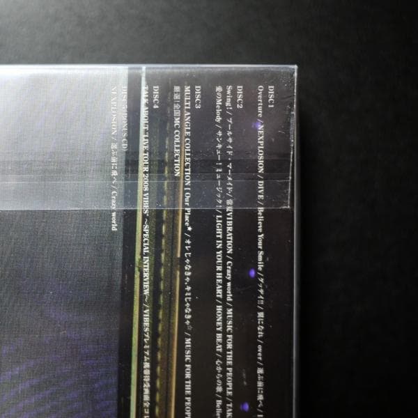 【新品・未開封】 V6 LIVE TOUR 2008 VIBES 限定盤