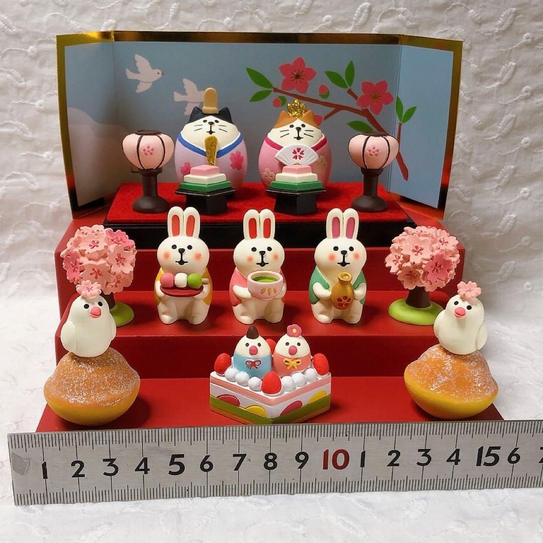 匿名　新品　未使用　コンコンブル ねこ　ひな祭り　花見