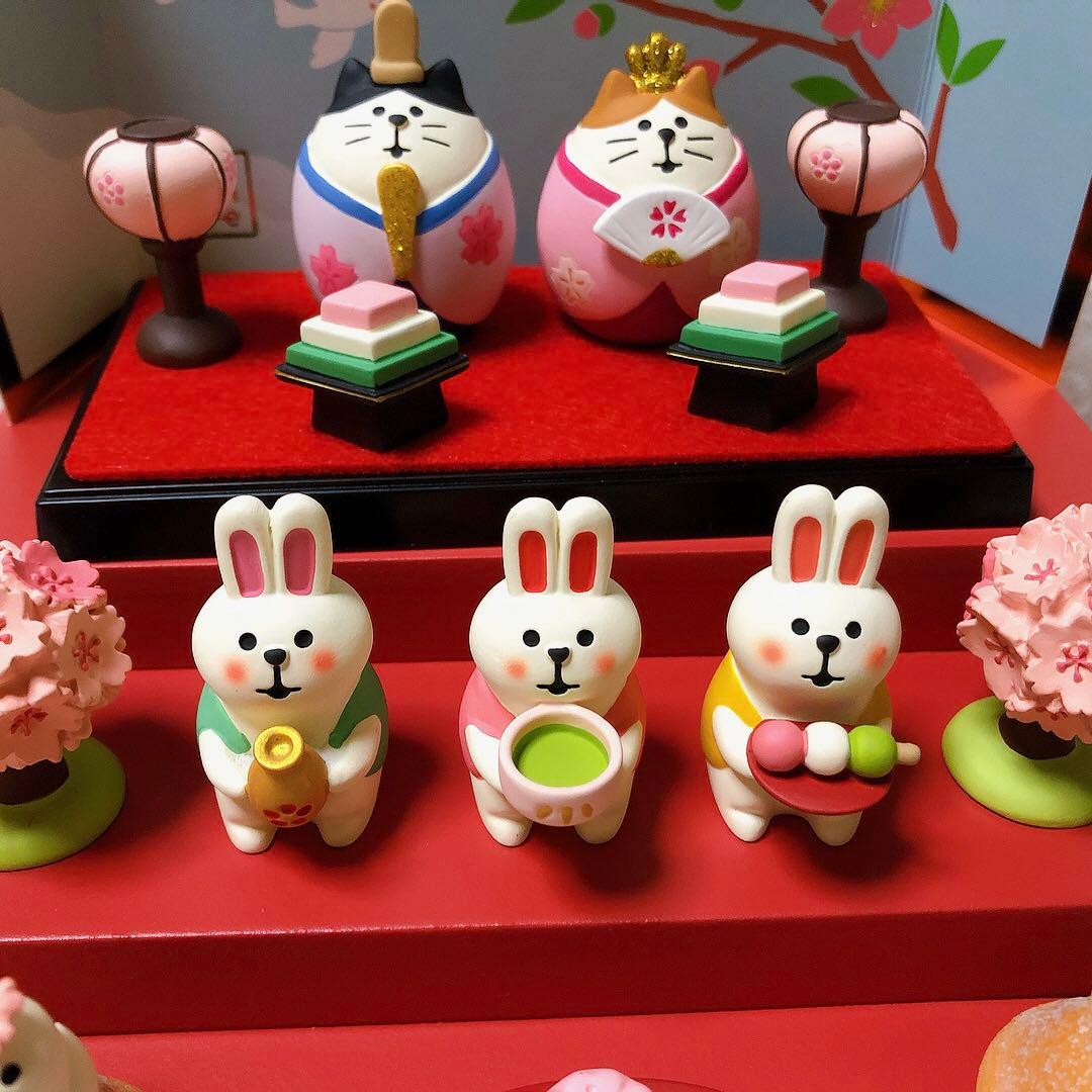 匿名　新品　未使用　コンコンブル ねこ　ひな祭り　花見