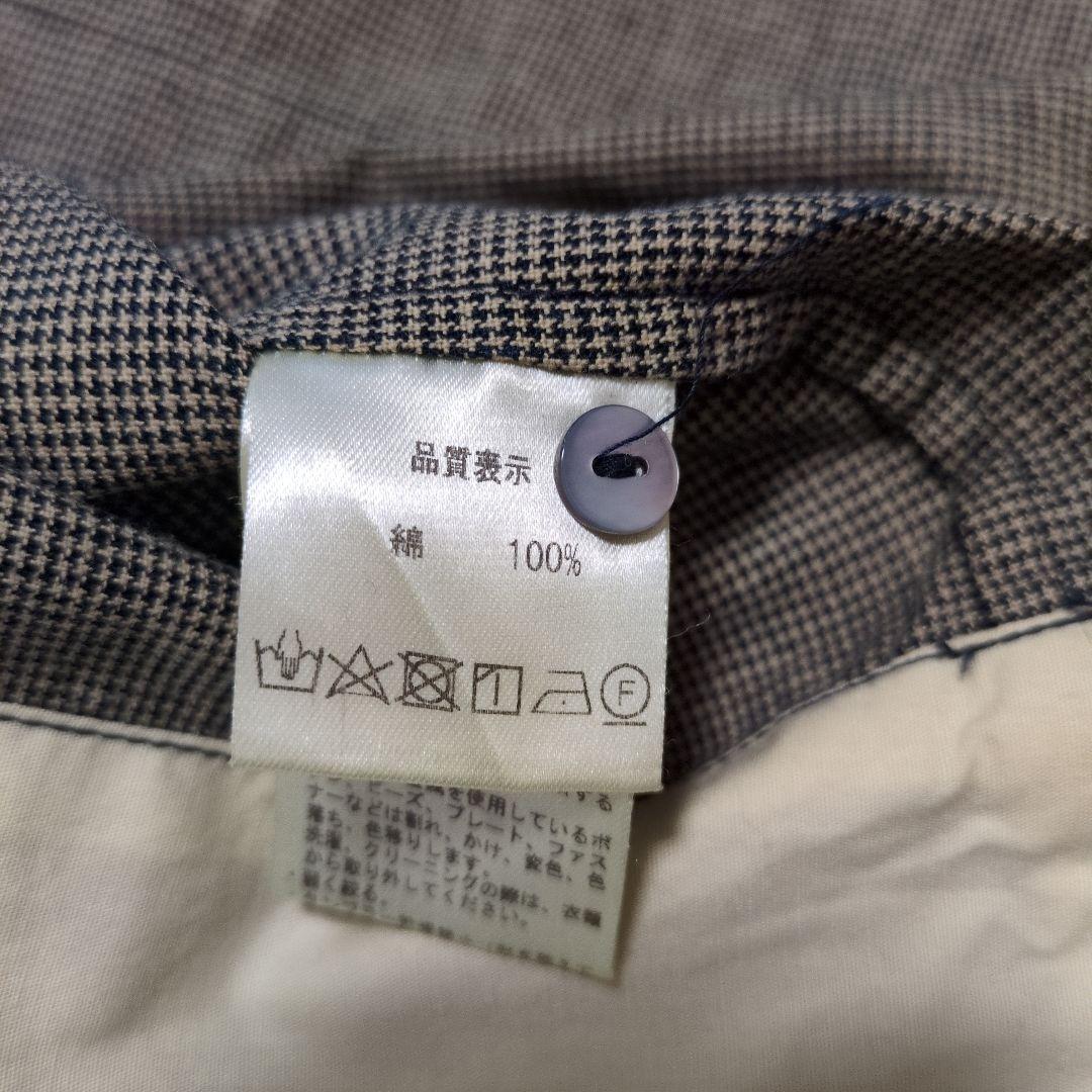 パラスパレス　千鳥格子柄ワンピース　ロング　洗える　表記サイズ3