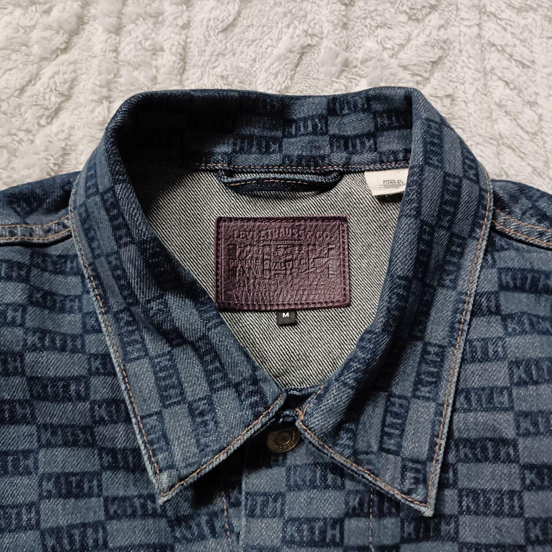 KITH ×Levis PRINT TRUCKER JACET Size M