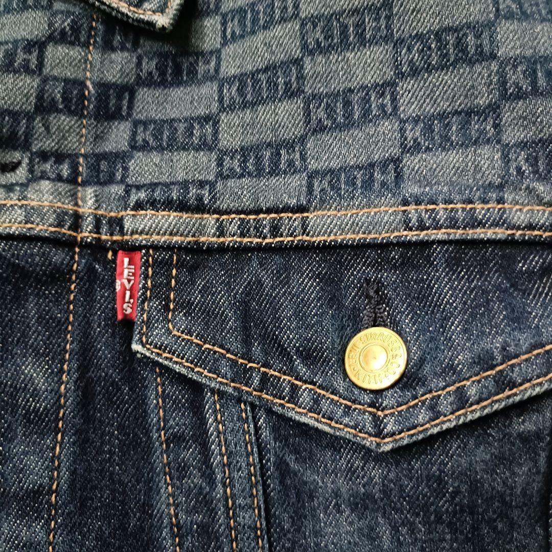 KITH ×Levis PRINT TRUCKER JACET Size M