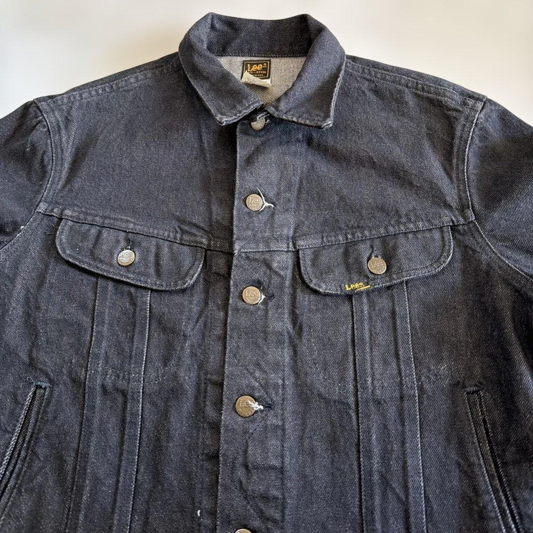 み*み様 激レア 80s LEE 220 ブラック 先染め USA製 levi'
