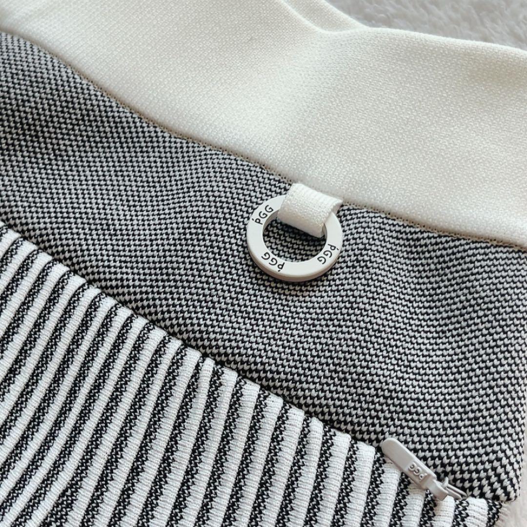 美品　PGG　パーリーゲイツ　近年　セットアップ　ジャケット　ストライプ