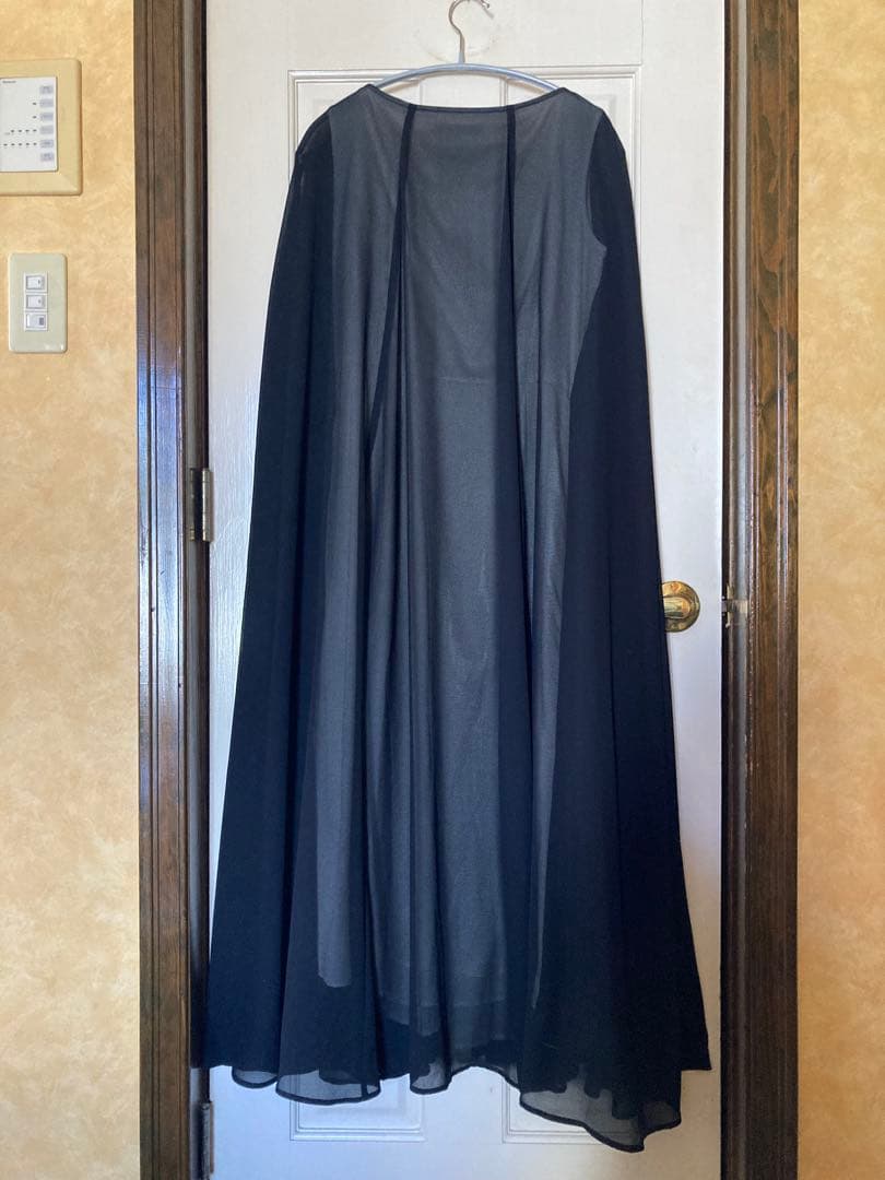 JENNEジェンヌ　2wayケープレイヤードワンピース