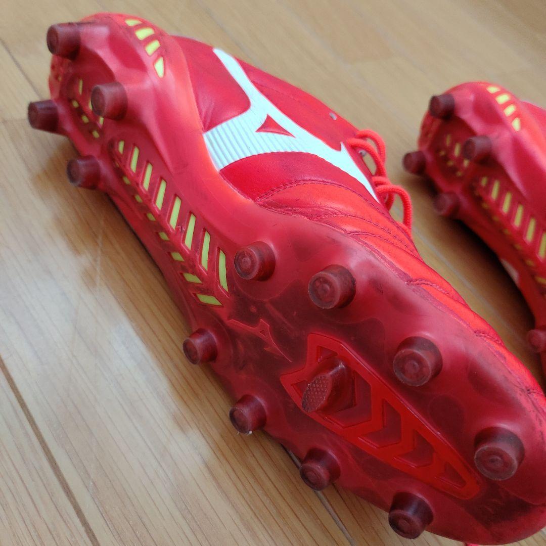 着用1回 ミズノ モナルシーダ ネオ2 エリート 27.0 レッド スパイク