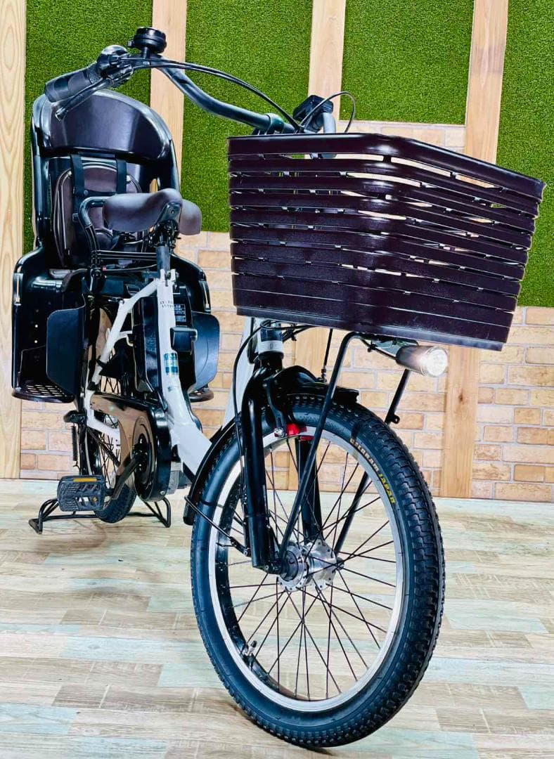 王様 ホワイト ギュットアニーズ子供乗せ電動アシスト自転車 H1500