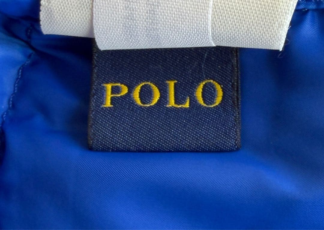 【極美品】ポロラルフローレン ダウンベスト XXL ブルー 希少サイズ