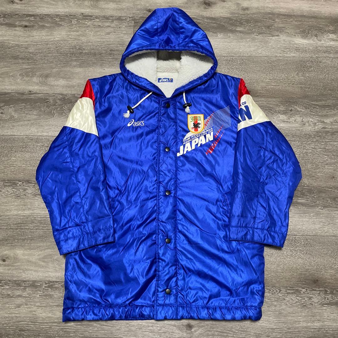 激レア ヴィンテージ asics サッカー日本代表 ベンチコート 140-160