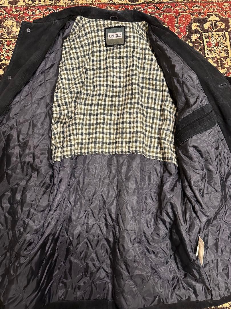 90’Sオールドユニクロ　ピッグスキン　スエードジャケット