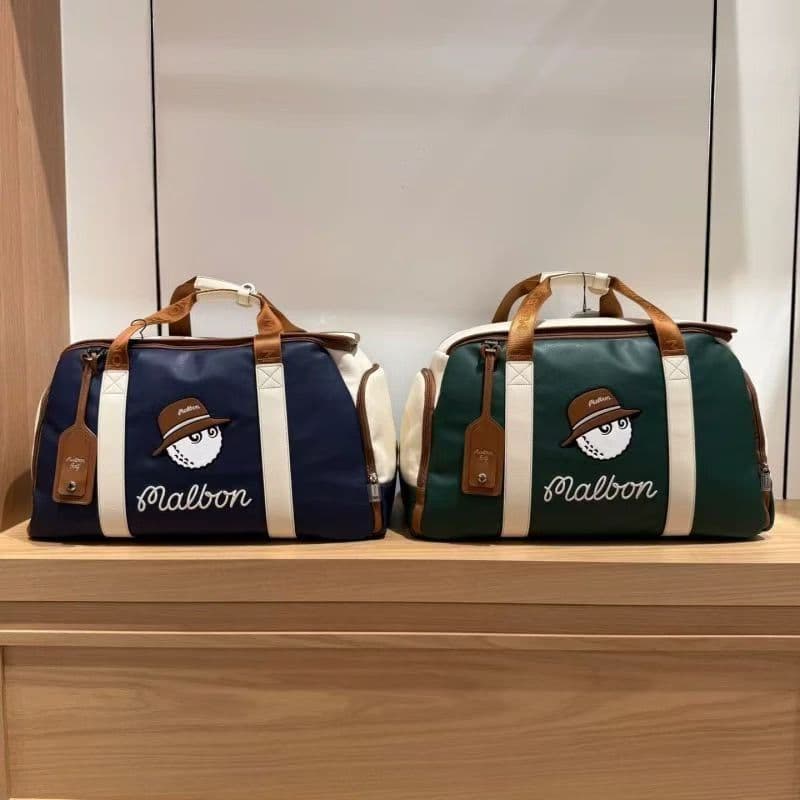 ラスト2色展開●マルボンゴルフボストンバッグネイビー