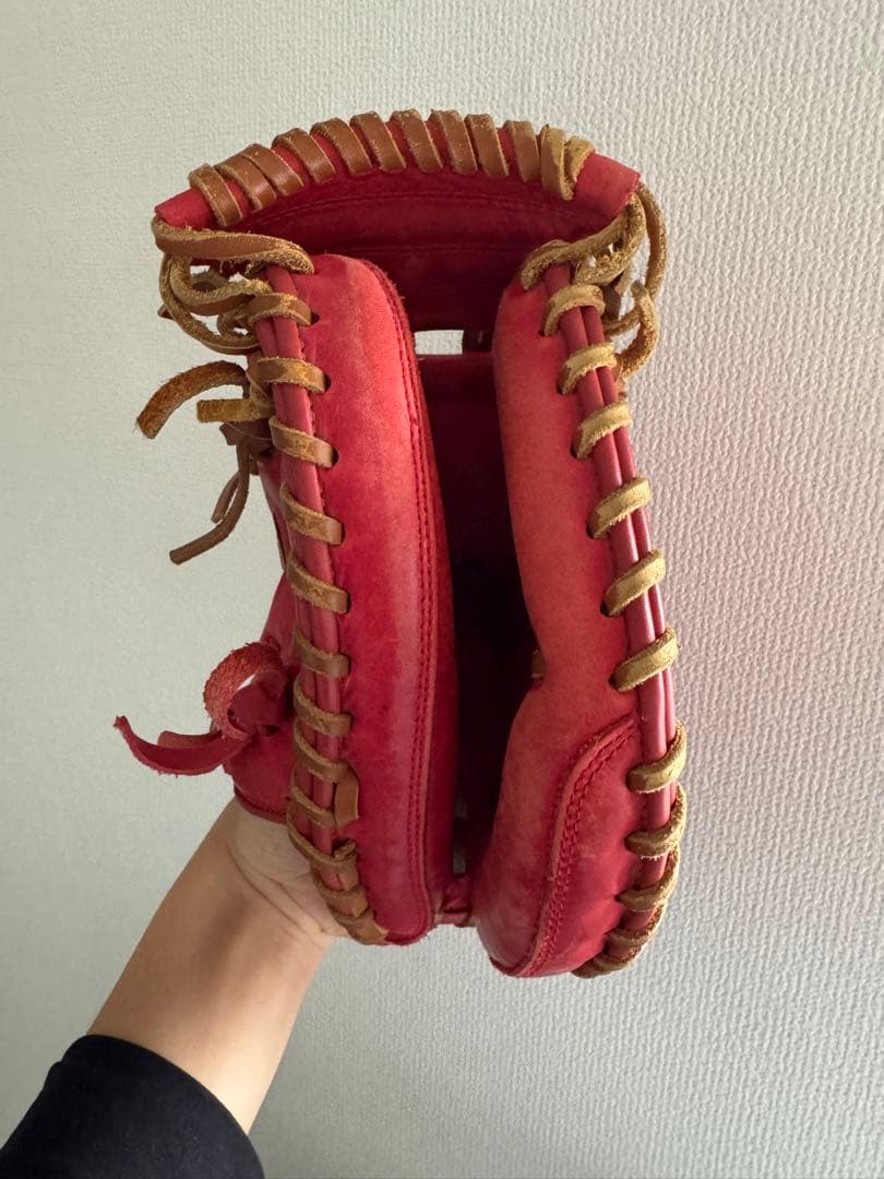 ZETT プロフェッショナル/プレイヤー レッドグローブ