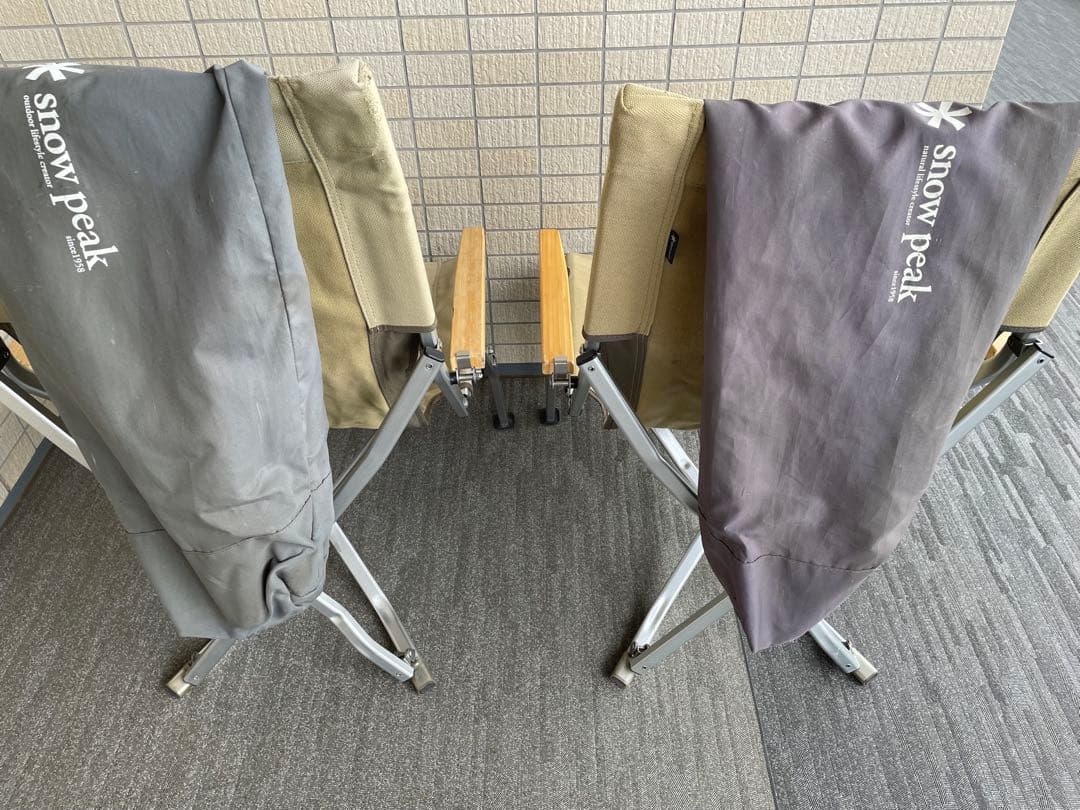 スノーピーク　ローチェア30 カーキ（2脚セット）