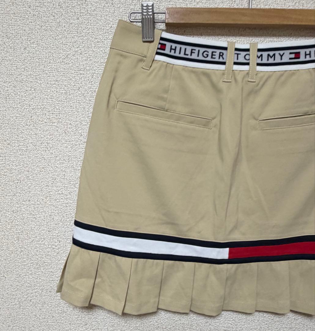 トミーヒルフィガー　ゴルフスカート　サイズL 新品未使用　ベージュ