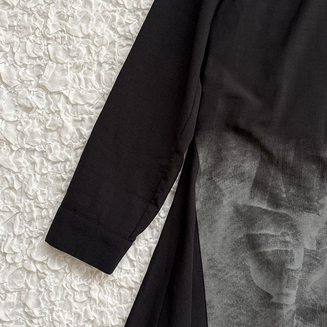 エイココンドウ　Esensation 変形　アシンメトリー　シャツワンピース