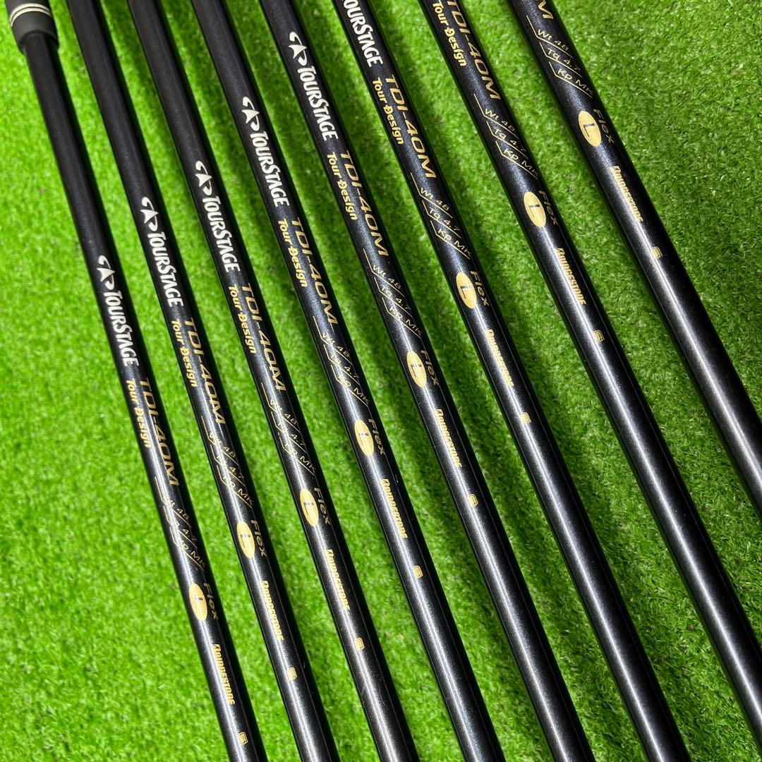 寶TIS-586 TOUR STAGE #5-9.P/S P.S アイアンセット