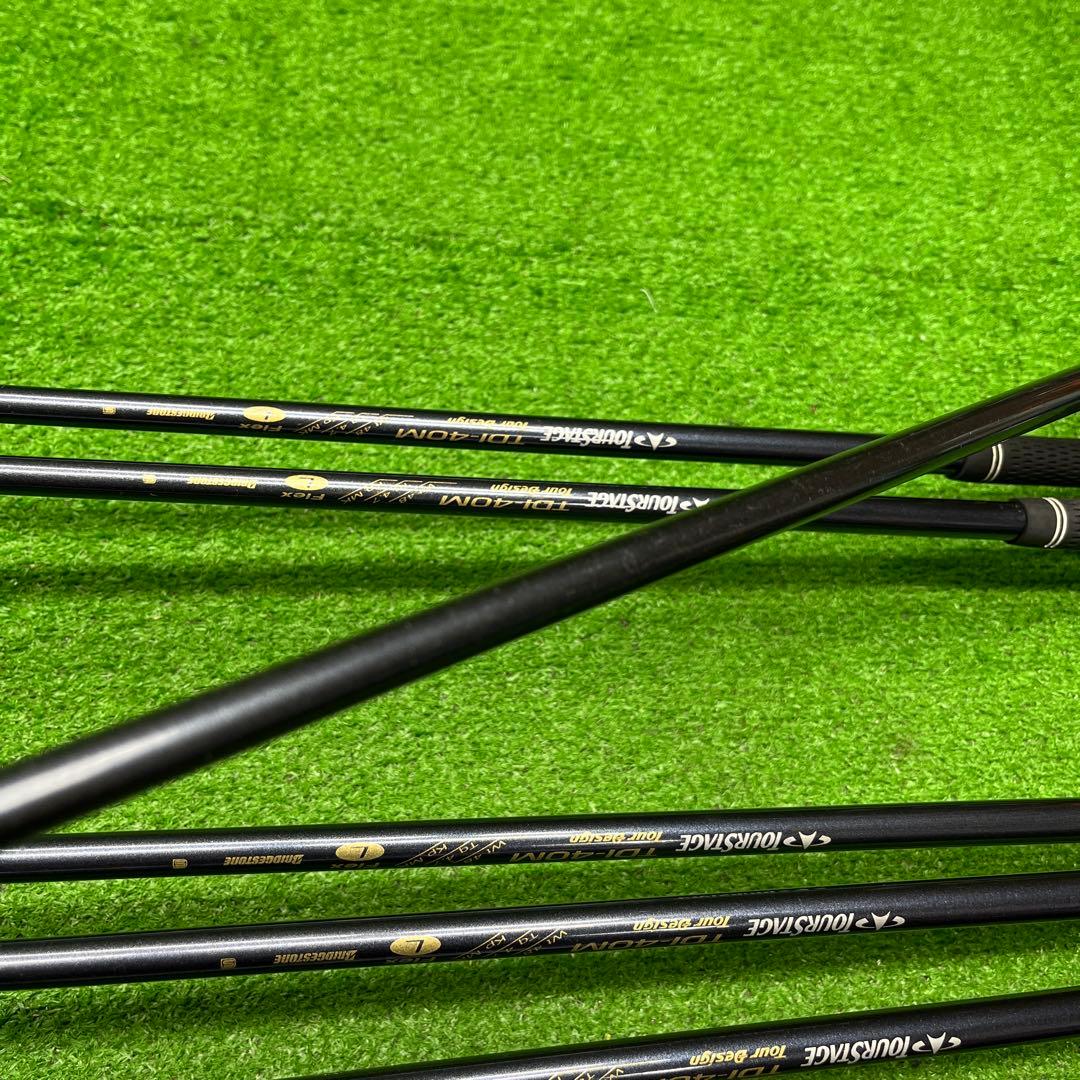 寶TIS-586 TOUR STAGE #5-9.P/S P.S アイアンセット