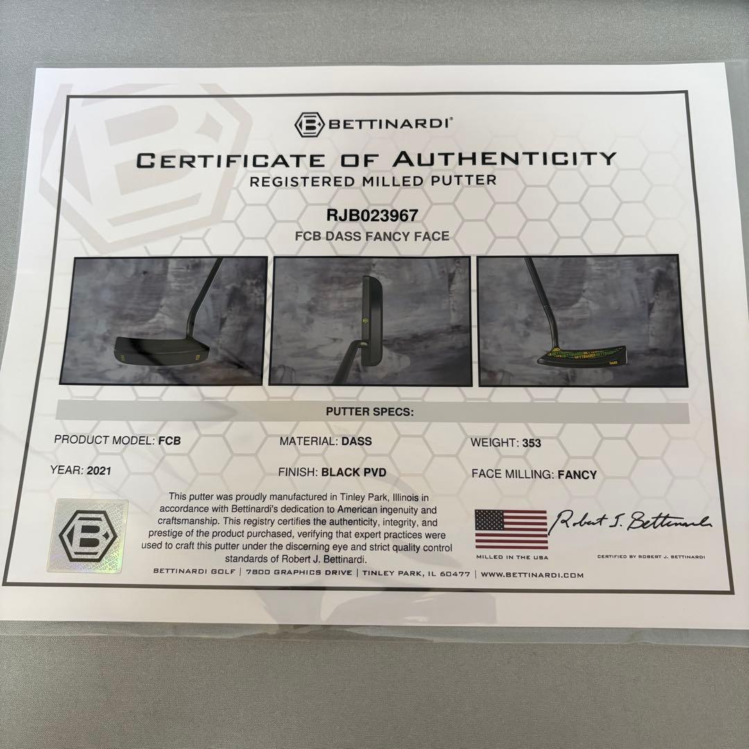 【激レア極美品】BETTINARDI FCB DASS 355G HIVE