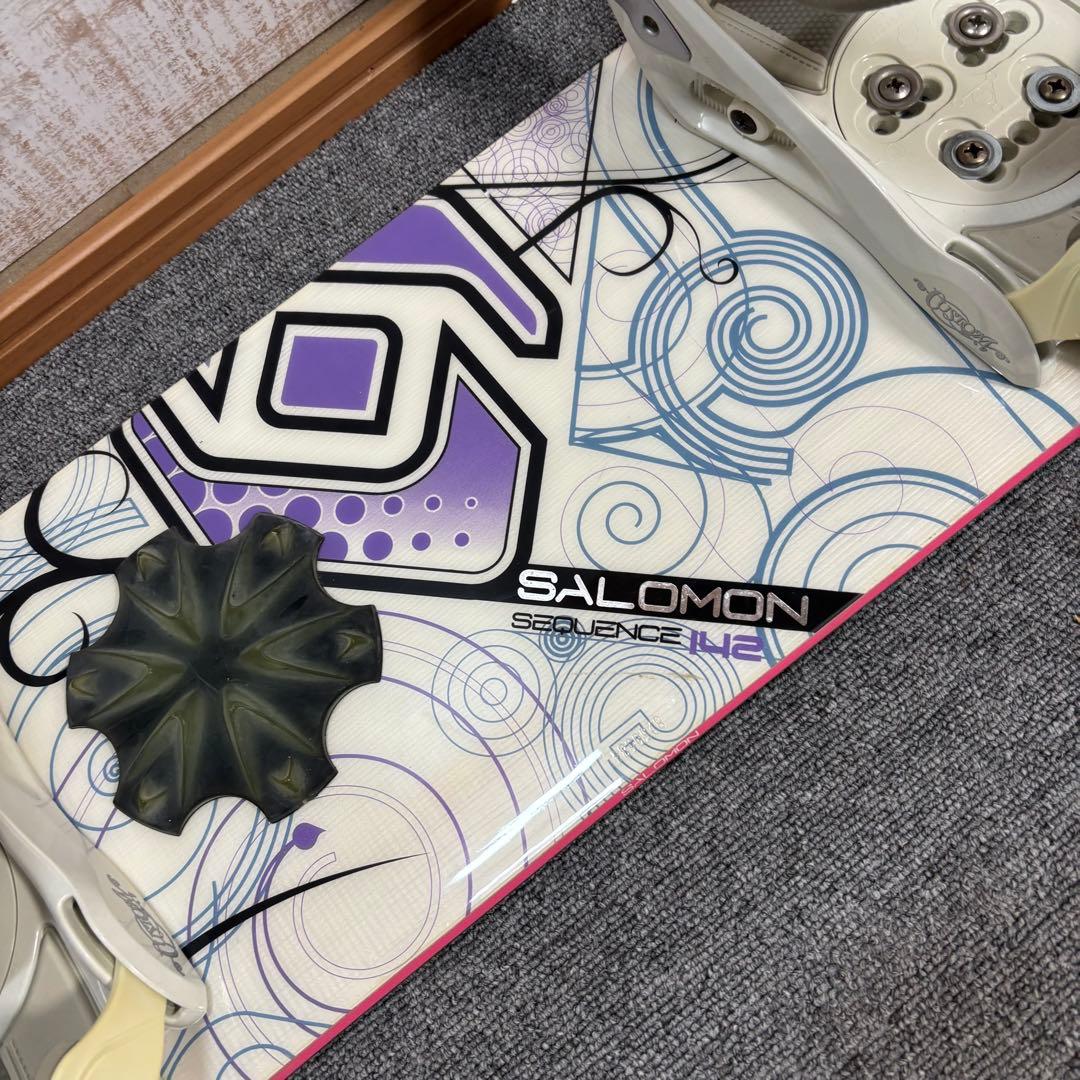 【送料無料】SALOMON スノーボードセットブーツ240ケース付き