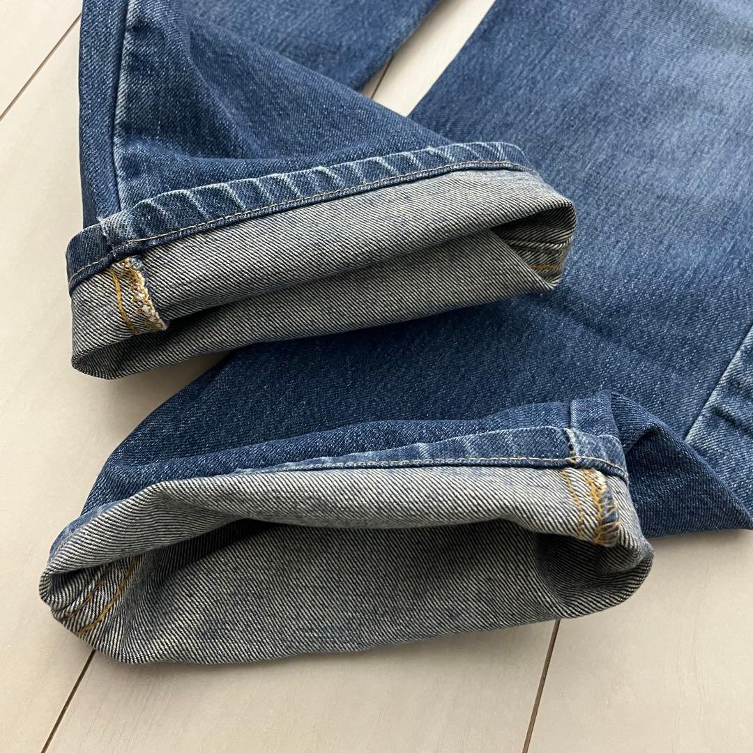 d*様 94年製 Levi’s 519 USA製 W31 66系縦落ち デニム