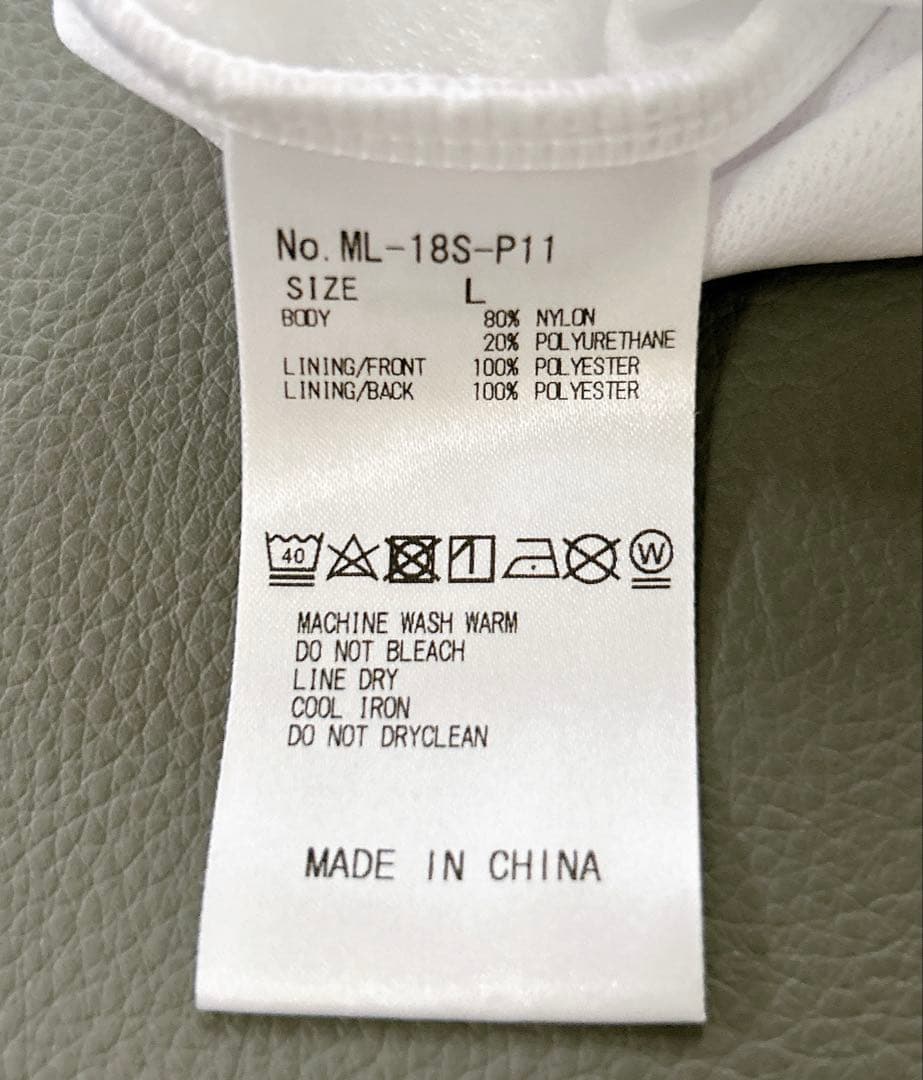 美品＊マークアンドロナ 半袖 ポロシャツ スカル ゴルフウェア L 白