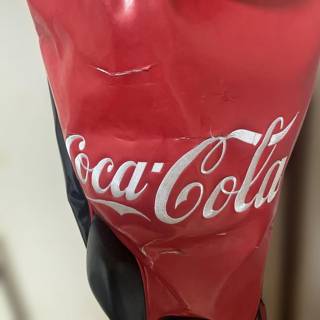 値下げ‼️Coca-Cola ゴルフバッグ 赤　レア　ネーム付き