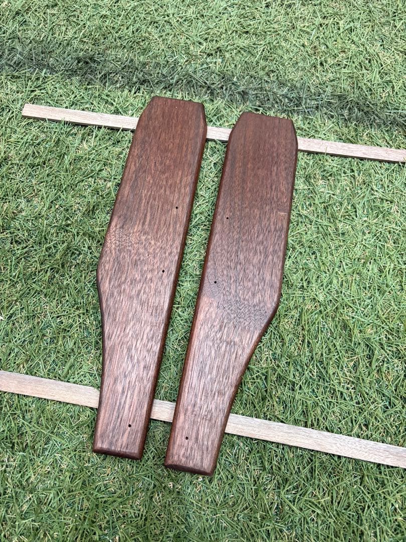 WAQウッドチェア用肘掛け　アームレスト　ウォールナット