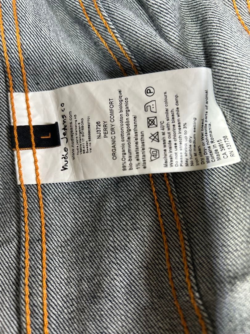 【新生活応援セール大幅値下げ！】ヌーディージーンズデニムＧジャンL