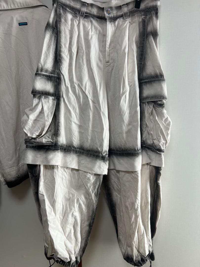 MUZE 2WAY SPRAY DENIM ブルゾン&カーゴセットアッ