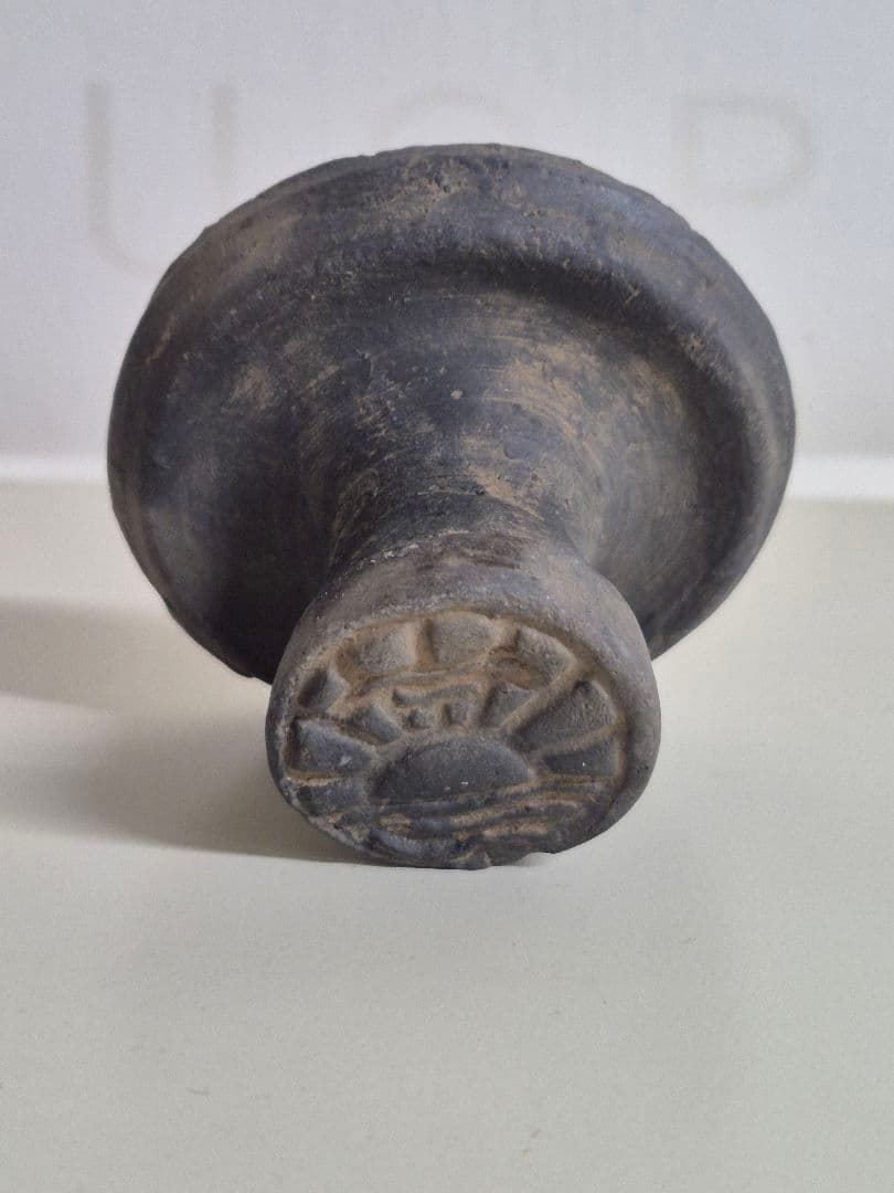 李朝　白磁　石製　陶製　トクサル　餅型　古民具　②