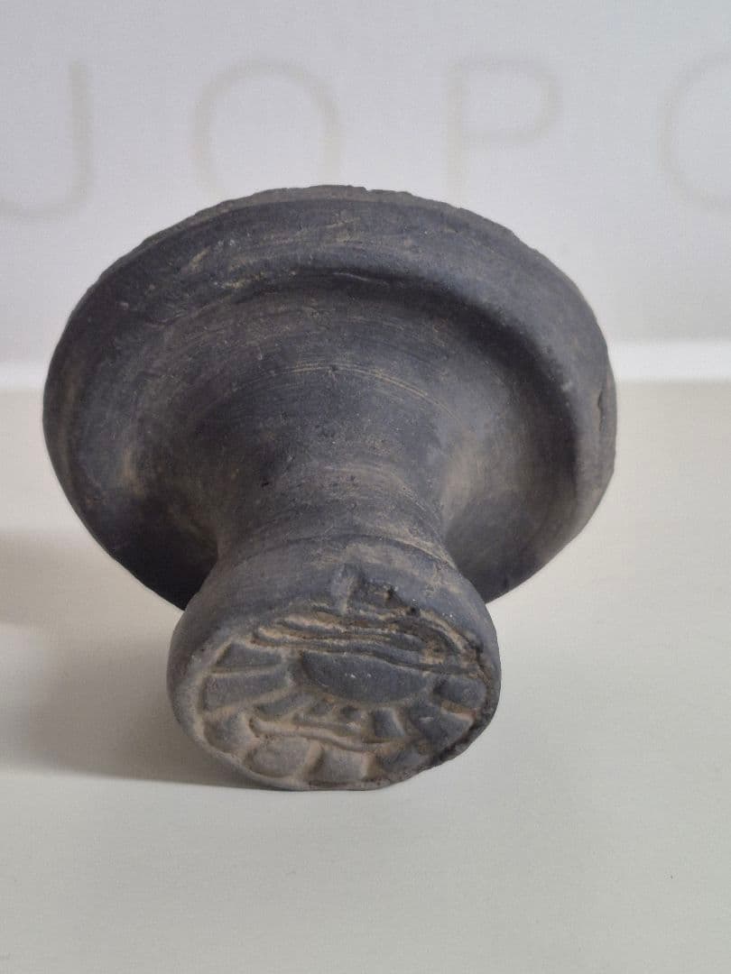 李朝　白磁　石製　陶製　トクサル　餅型　古民具　②