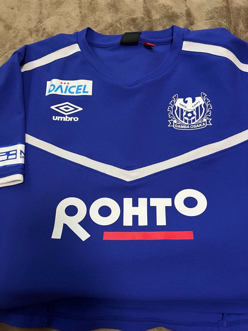 ガンバ大阪　支給　実使用　半袖シャツ①