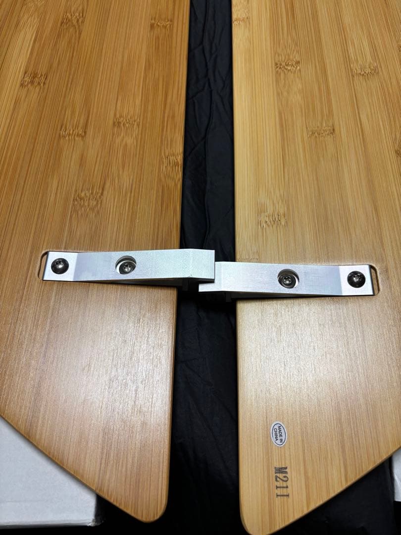 【廃盤】スノーピーク ラウンジスライドトップ竹 CK-155TR 2枚セットです