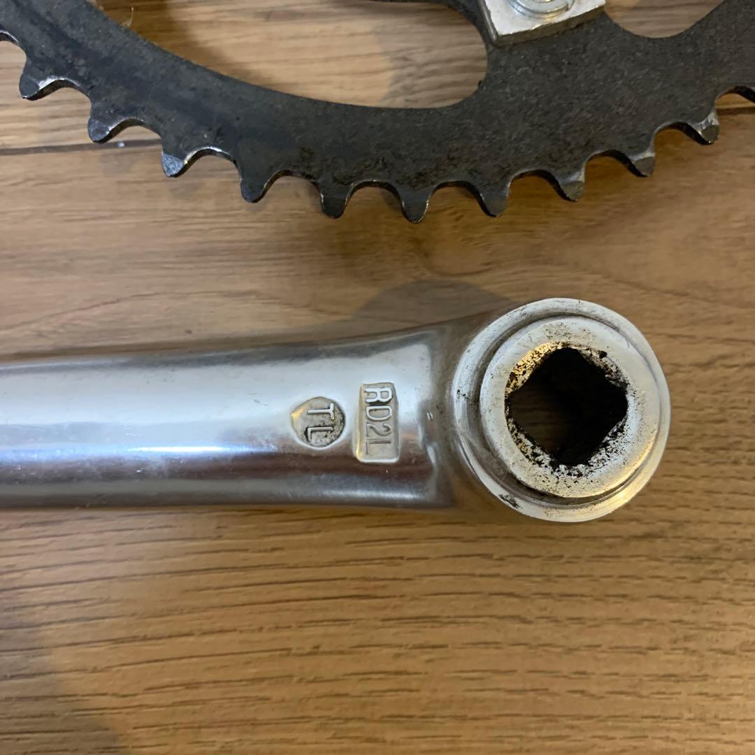 Sugino シングルクランクセット シルバー/ブラック