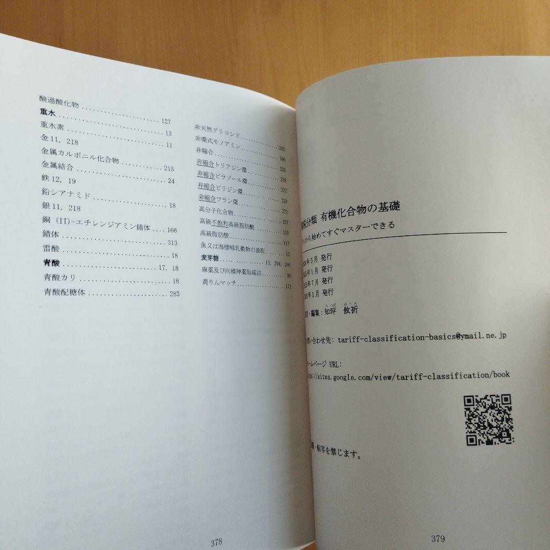 関税分類 有機化合物の基礎