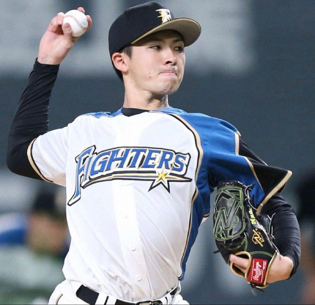 プロ支給品 上沢直之選手 ローリングス オーダー 硬式 投手用 グローブ