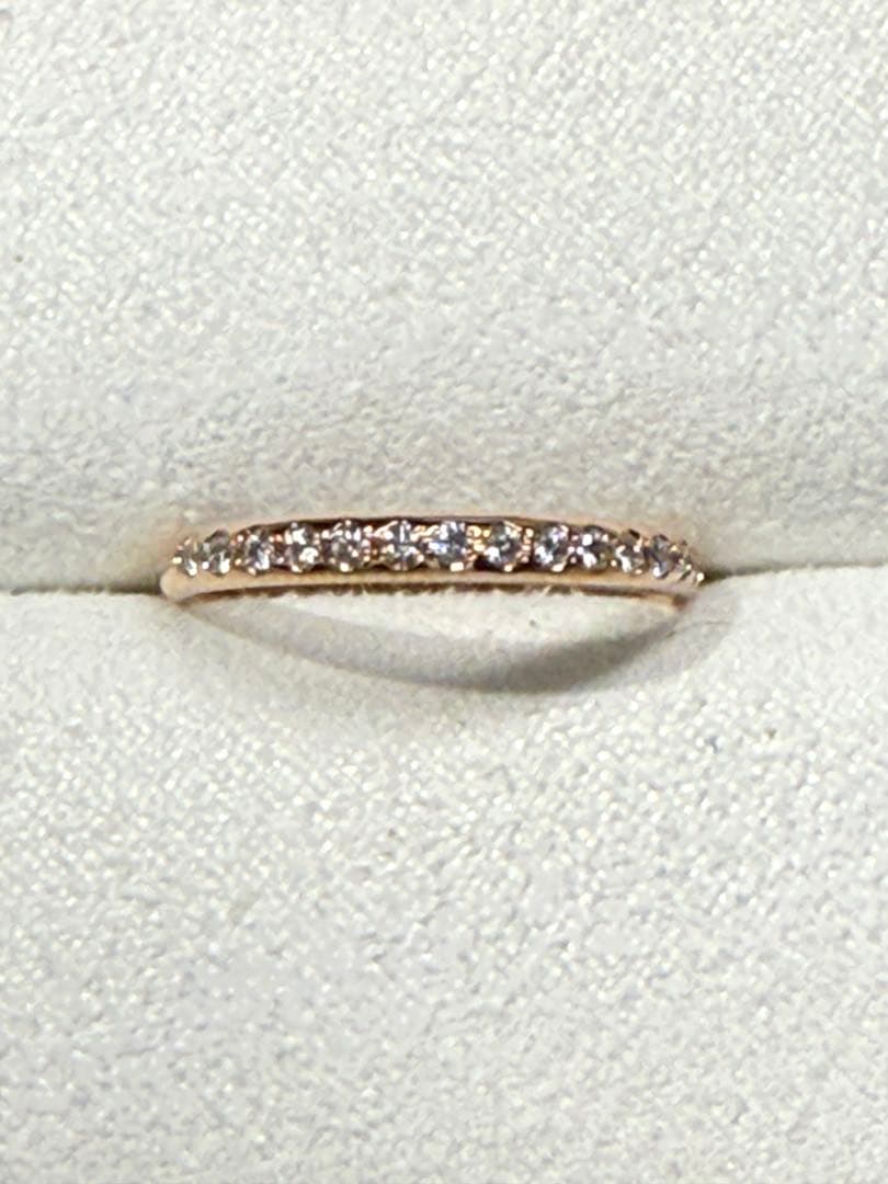 【新品未使用】デビアス　フォーエバーマーク　ハーフエタニティダイヤモンドリング