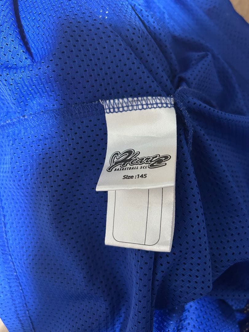 ハーツ Heartzロゴ入りバスケットボールユニフォーム 145cm