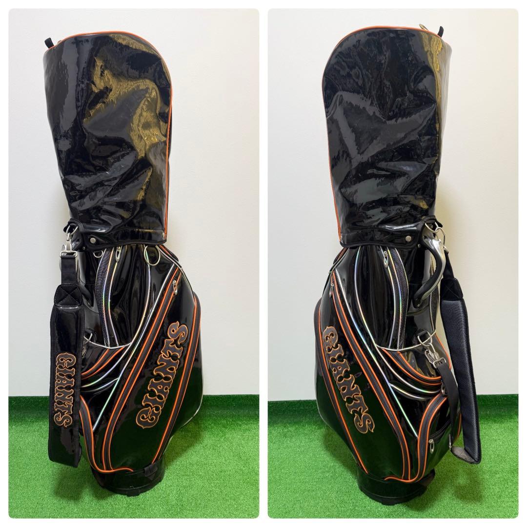 【希少・入手困難】 レザックス ジャイアンツ ゴルフ キャディバッグ エナメル