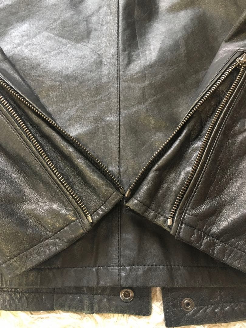 paul smithレザー ジャケット　ライダース　シープスキン　羊革